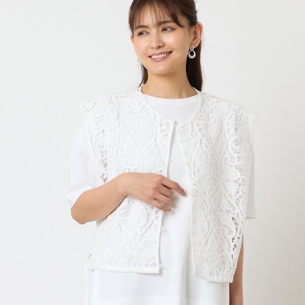 ロブジェ（LOBJIE）/【一部店舗・WEB限定アイテム】ラッセルレースジレ_7