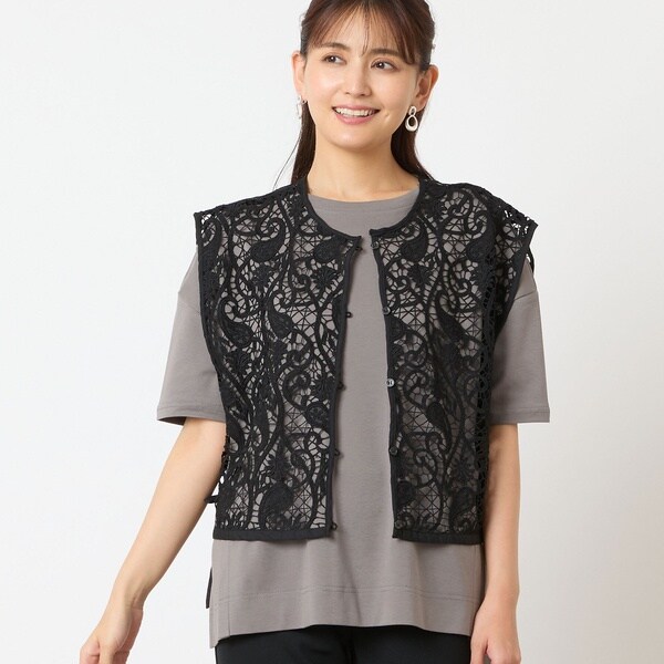 ロブジェ（LOBJIE）/【一部店舗・WEB限定アイテム】ラッセルレースジレ_11