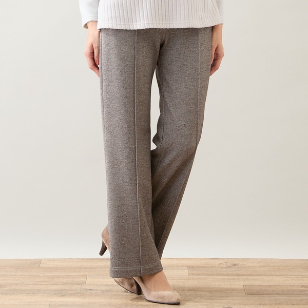 ロブジェ（LOBJIE）/【洗える】ツイーディープリント裏起毛パンツ