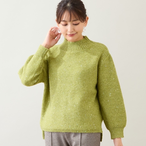 【NEW】ロブジェ（LOBJIE）/スパンコールセーター