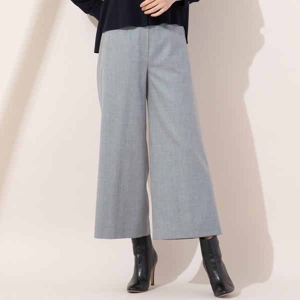 リリアンビューティ エクラ（Liliane Burty ECLAT）/【S・Mサイズ】サキソニー　ワイドクロップドパンツの通販は