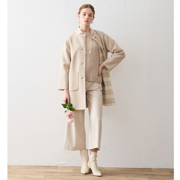 リリアンビューティ エクラ（Liliane Burty ECLAT）/【S・Mサイズ】サキソニー　ワイドクロップドパンツの通販は