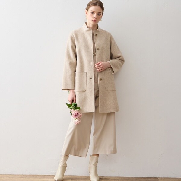 リリアンビューティ エクラ（Liliane Burty ECLAT）/【S・Mサイズ】サキソニー　ワイドクロップドパンツの通販は