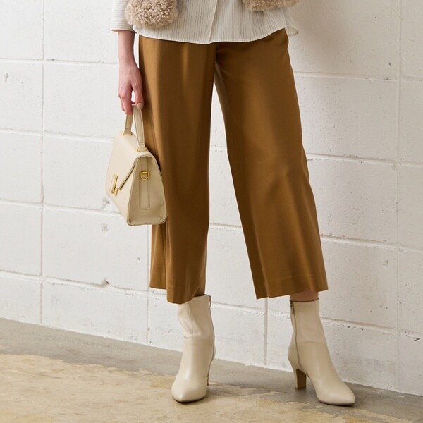 リリアンビューティ エクラ（Liliane Burty ECLAT）/【S・Mサイズ】サキソニー　ワイドクロップドパンツの通販は