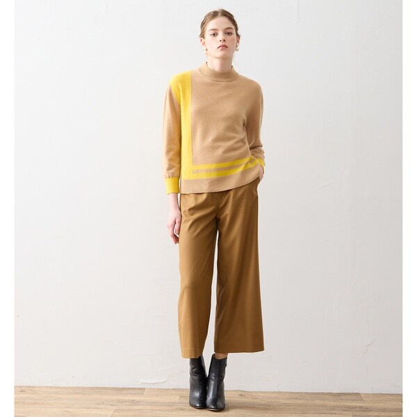 リリアンビューティ エクラ（Liliane Burty ECLAT）/【S・Mサイズ】サキソニー　ワイドクロップドパンツの通販は