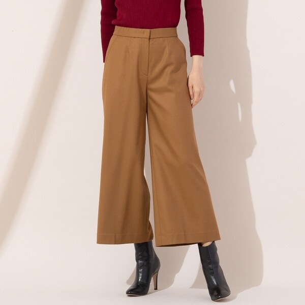 リリアンビューティ エクラ（Liliane Burty ECLAT）/【S・Mサイズ】サキソニー　ワイドクロップドパンツの通販は