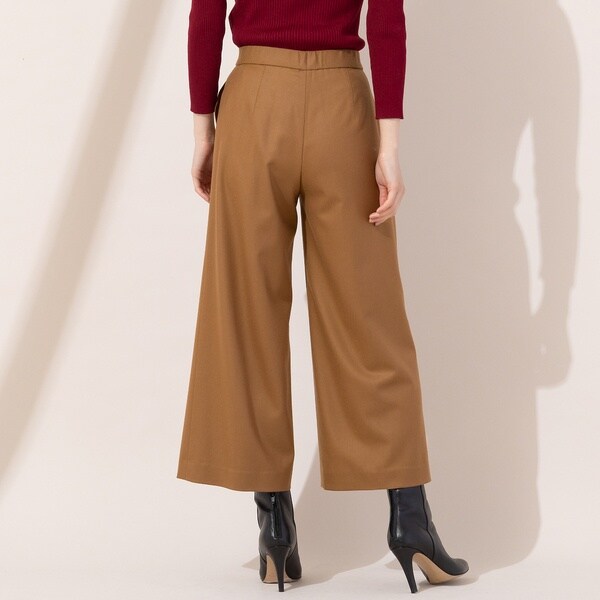 リリアンビューティ エクラ（Liliane Burty ECLAT）/【S・Mサイズ】サキソニー　ワイドクロップドパンツの通販は