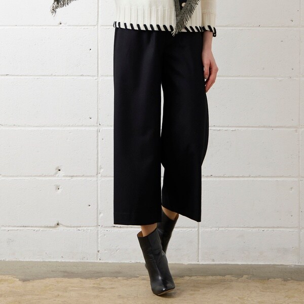 リリアンビューティ エクラ（Liliane Burty ECLAT）/【S・Mサイズ】サキソニー　ワイドクロップドパンツの通販は