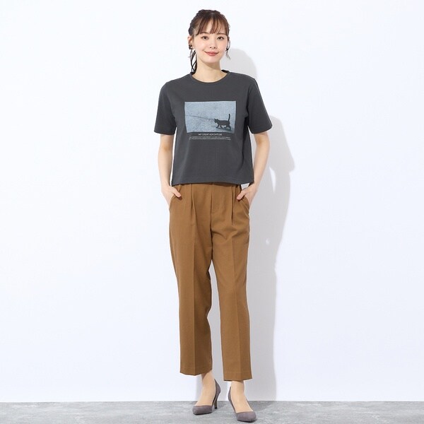 リリアンビューティ エクラ（Liliane Burty ECLAT）/【S・Mサイズ】ウォッシャブル　ドライオックスセンタープレスワイドパンツ_2
