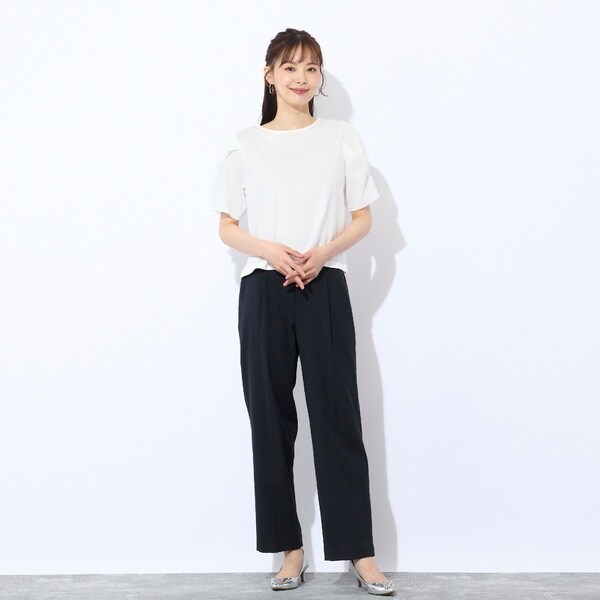 リリアンビューティ エクラ（Liliane Burty ECLAT）/【S・Mサイズ】ウォッシャブル　ドライオックスセンタープレスワイドパンツ_12
