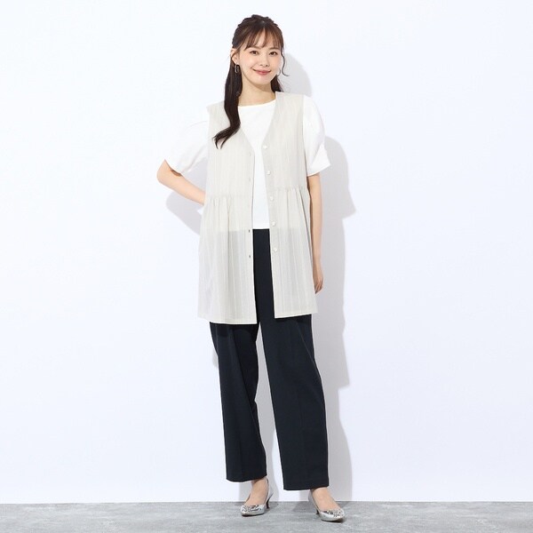 リリアンビューティ エクラ（Liliane Burty ECLAT）/【S・Mサイズ】ウォッシャブル　ドライオックスセンタープレスワイドパンツ_13