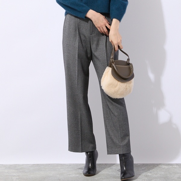 リリアンビューティ エクラ（Liliane Burty ECLAT）/【裏起毛】ソフトフランネルセンタープレスパンツ