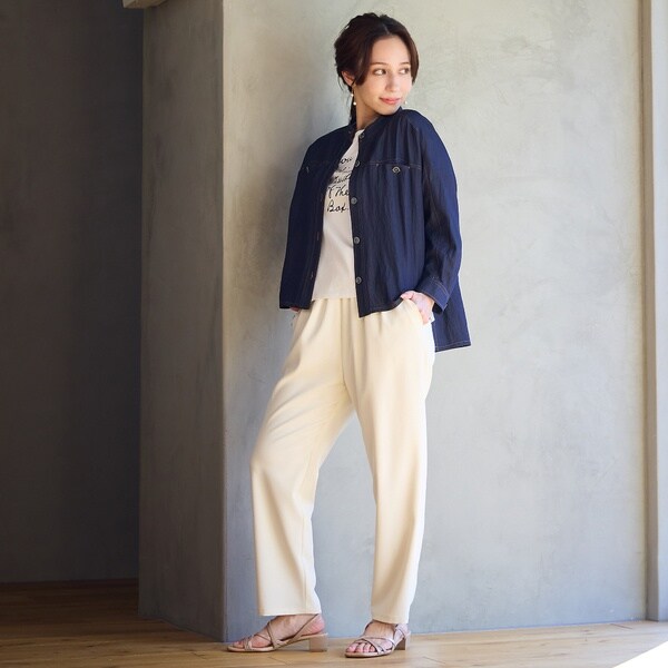 リリアンビューティ エクラ（Liliane Burty ECLAT）/【洗える・防しわ】オールゴムパンツ_7