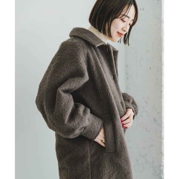 アイテムズ アーバンリサーチ（ITEMS URBAN RESEARCH）/シャギースタンドカラーコートの通販は 6,600円