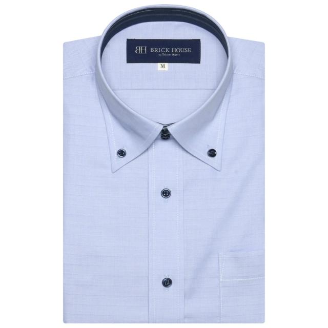 ブリックハウス（BRICKHOUSE）/形態安定 ボットーニボタンダウンカラー 半袖ビジネスワイシャツの通販はau PAY マーケット