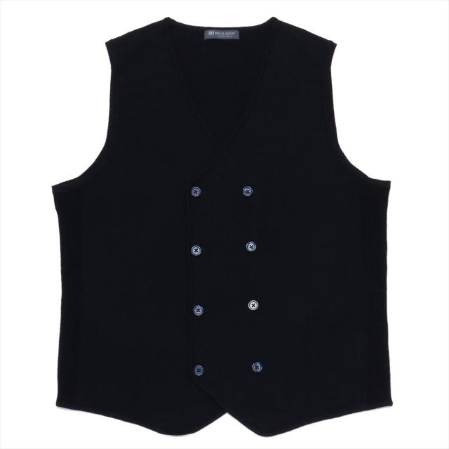 ブリックハウス（BRICKHOUSE）/ミラノリブ編地切り替えＷニットジレ メンズ 5,364円