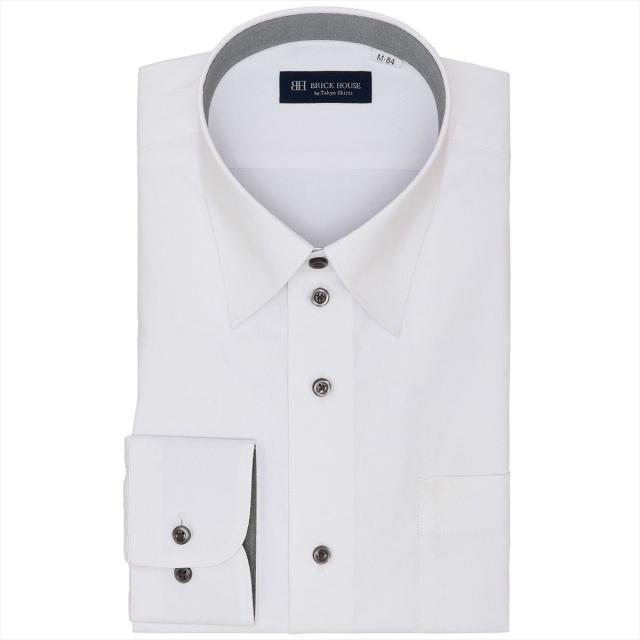 【美品】GIANNETTO／オックスフォード／カッタウェイシャツ／ホワイト／40 giannetto portofino - Vinci Fit ウォッシュドコットンオックス