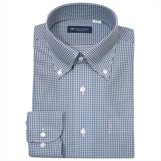 【NEW】ブリックハウス（BRICKHOUSE）/ボタンダウン 長袖 形態安定 ニットシャツ ストレッチの通販は 5,160円