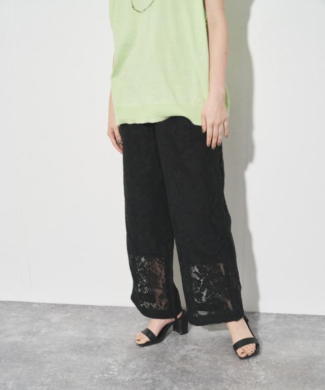 オードリーアンドジョンワッド（Audrey and John Wad）/【Audrey and John Wad】フラワークロシェイージーパンツの通販は