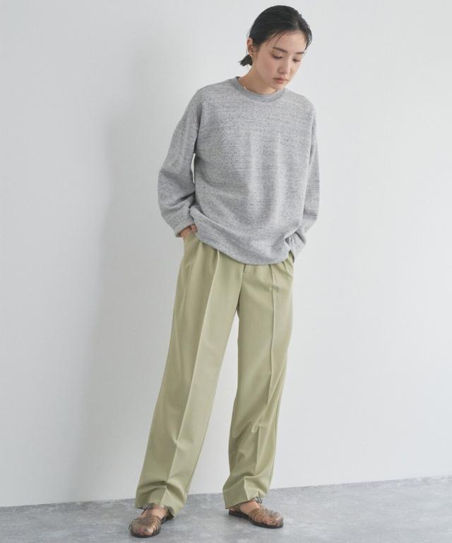 オードリーアンドジョンワッド（Audrey and John Wad）/【Audrey and John Wad】ストレッチツイル2タックストレートパンツの通販は