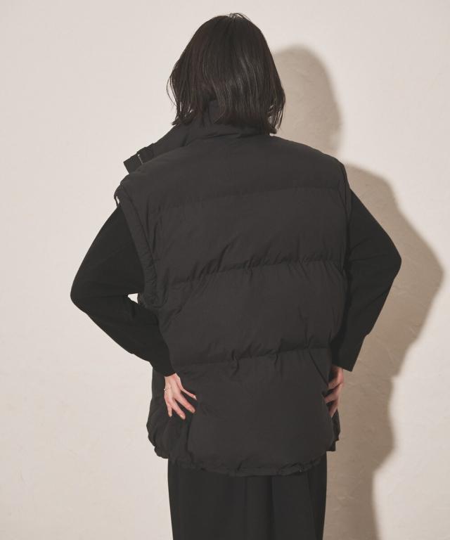 オードリーアンドジョンワッド（Audrey and John Wad）/【Audrey and John Wad】オーバーサイズ中綿ベスト《スマホポーチ付き》