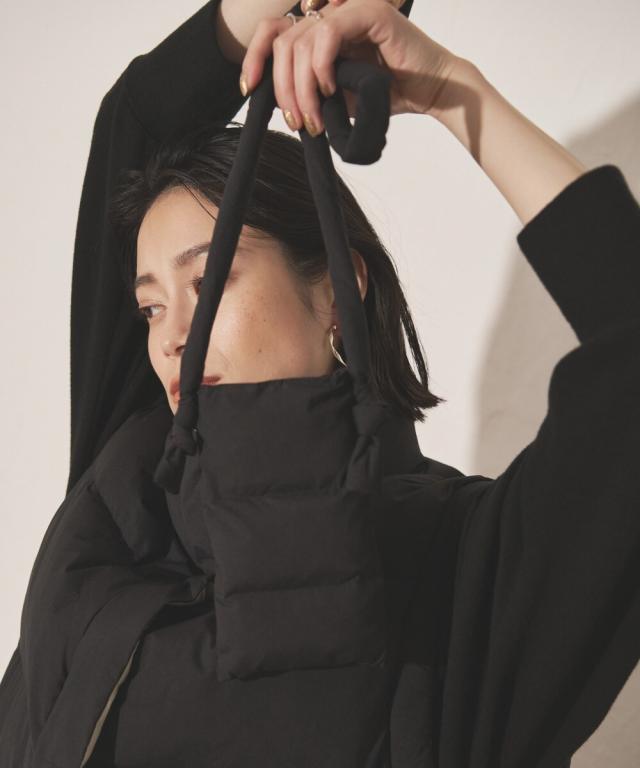 オードリーアンドジョンワッド（Audrey and John Wad）/【Audrey and John Wad】オーバーサイズ中綿ベスト《スマホポーチ付き》