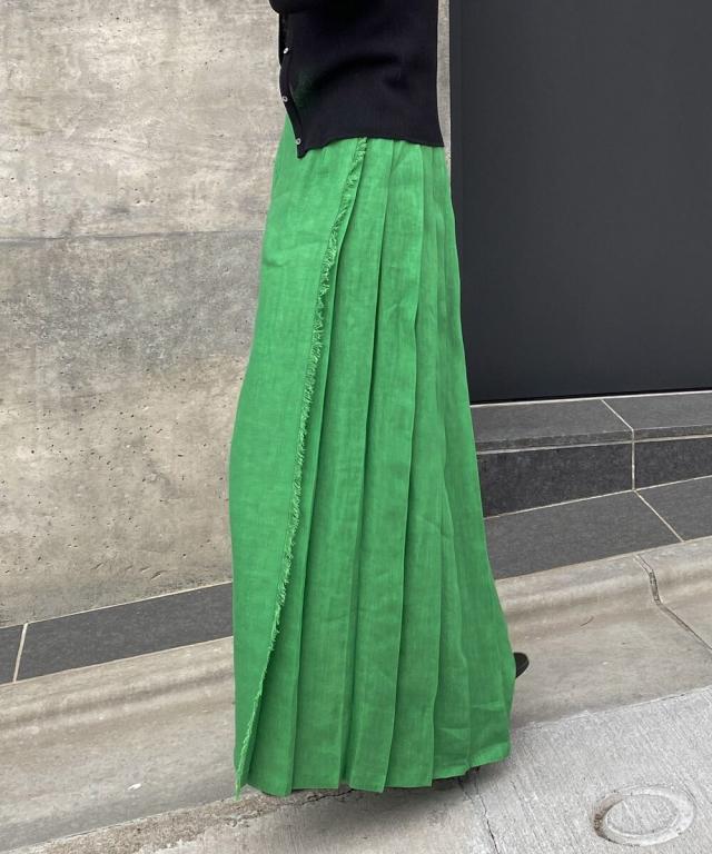 ランドワーズセレクト（LANDWARDS SELECT）/【O’NEIL of DUBLIN】LANDWARDS別注 リネンキルトスカート 93cm_9