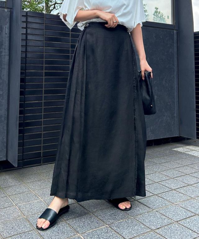 ランドワーズセレクト（LANDWARDS SELECT）/【O’NEIL of DUBLIN】LANDWARDS別注 リネンキルトスカート 93cm_1