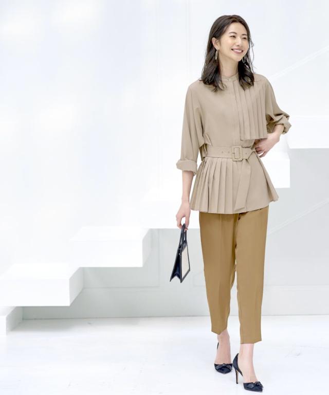 ルイルエブティック（RUIRUE BOUTIQUE）/【S〜3L】プリーツロング