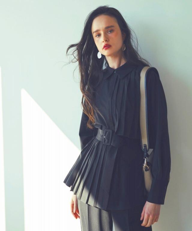 ルイルエブティック（RUIRUE BOUTIQUE）/【S〜3L】プリーツロング