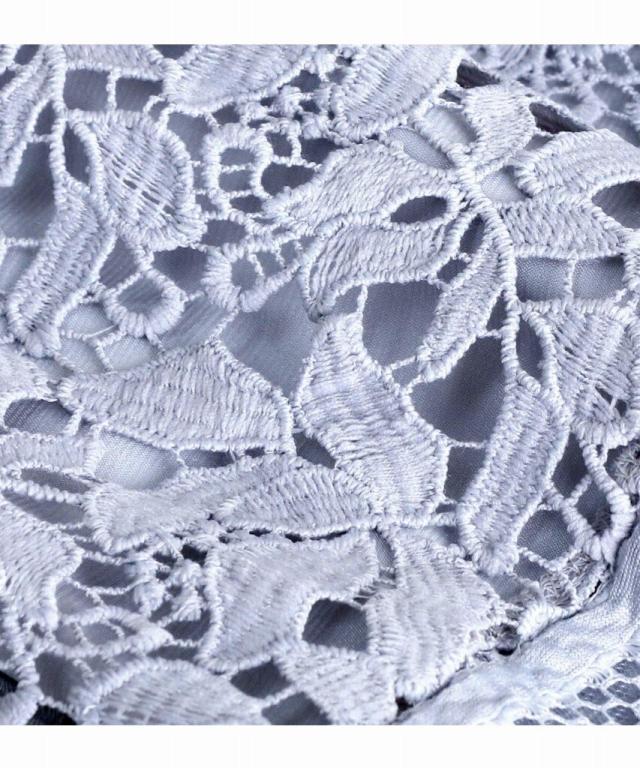 ルイルエブティック/【S、M、L】パネルボーダー＆フラワーレース