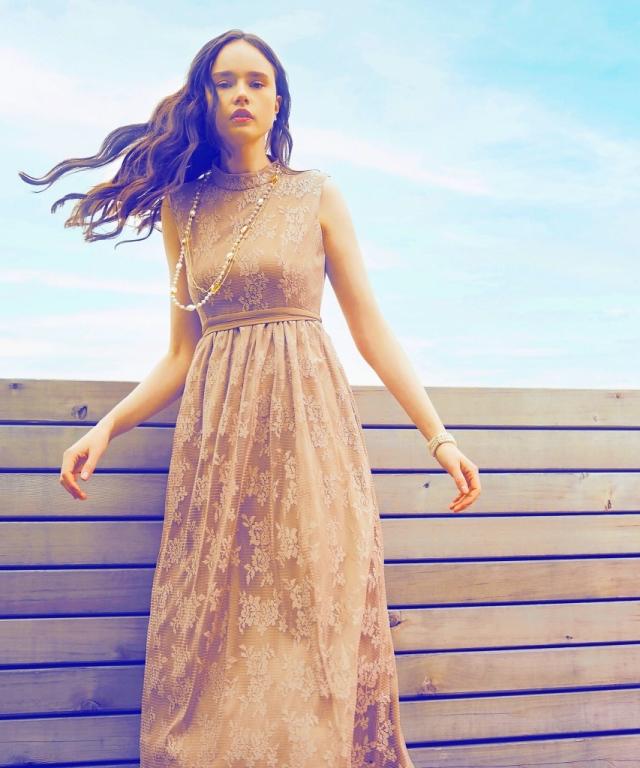 KAREN MILLEN ミディドレス ワンピース 無地 タイト ベルト KAREN MILLEN ミディドレス ワンピース 無地 タイト ベルト