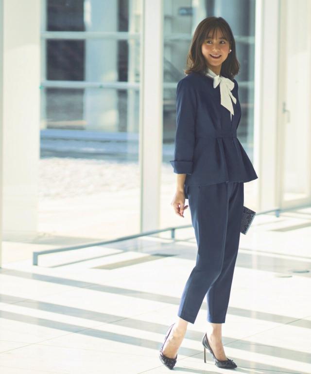 ルイルエブティック（RUIRUE BOUTIQUE）/【S~5L】ノーカラーウエスト