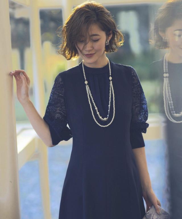 ルイルエブティック（RUIRUE BOUTIQUE）/【S〜3L】袖レーストップス＆ジャンパースカート_3