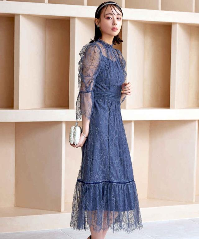 RUIRUE BOUTIQUE オケージョンドレス 3L RUIRUE BOUTIQUE（ルイルエブティック） ドレス オケージョンドレス