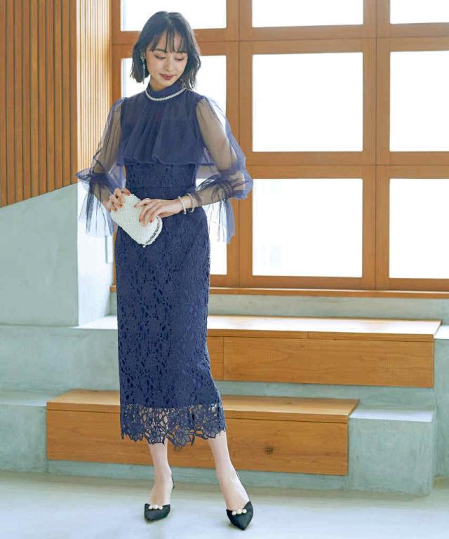ルイルエブティック（RUIRUE BOUTIQUE）/2WAY チュールボレロ＆レース