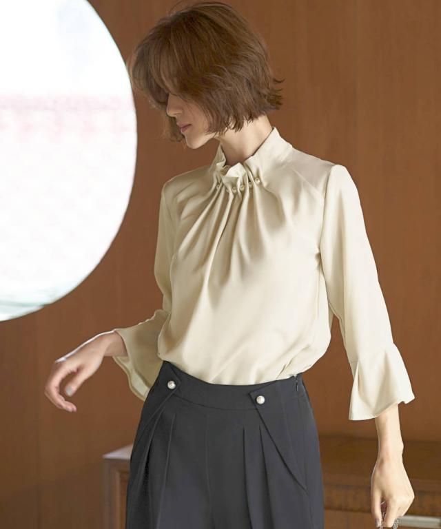 ルイルエブティック（RUIRUE BOUTIQUE）/【S〜3L】パールポイント  