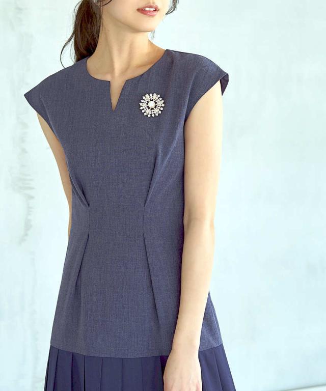 ルイルエブティック（RUIRUE BOUTIQUE）/【S〜3L】半袖ダブルブレスト