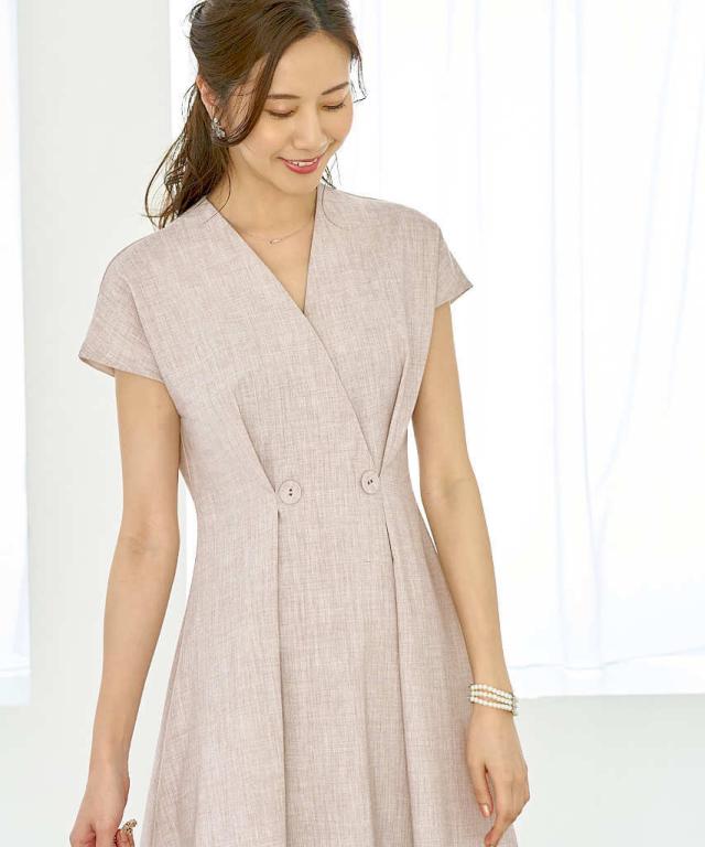 ルイルエブティック（RUIRUE BOUTIQUE）/【S〜3L】カシュクールフレンチワンピースの通販は