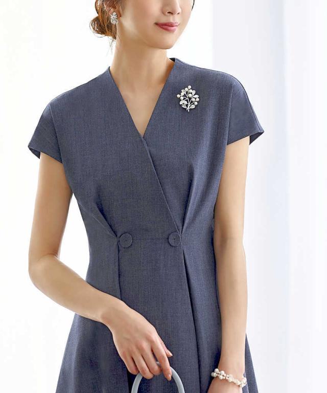 ルイルエブティック（RUIRUE BOUTIQUE）/【S〜3L】カシュクールフレンチワンピースの通販は