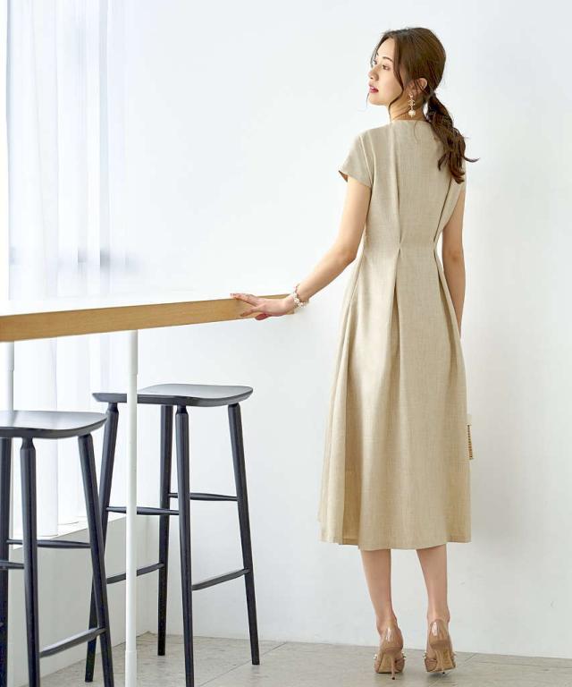 ルイルエブティック（RUIRUE BOUTIQUE）/【S〜3L】カシュクールフレンチワンピースの通販は