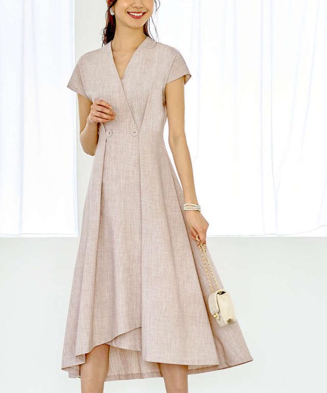 ルイルエブティック（RUIRUE BOUTIQUE）/【S〜3L】カシュクールフレンチワンピースの通販は