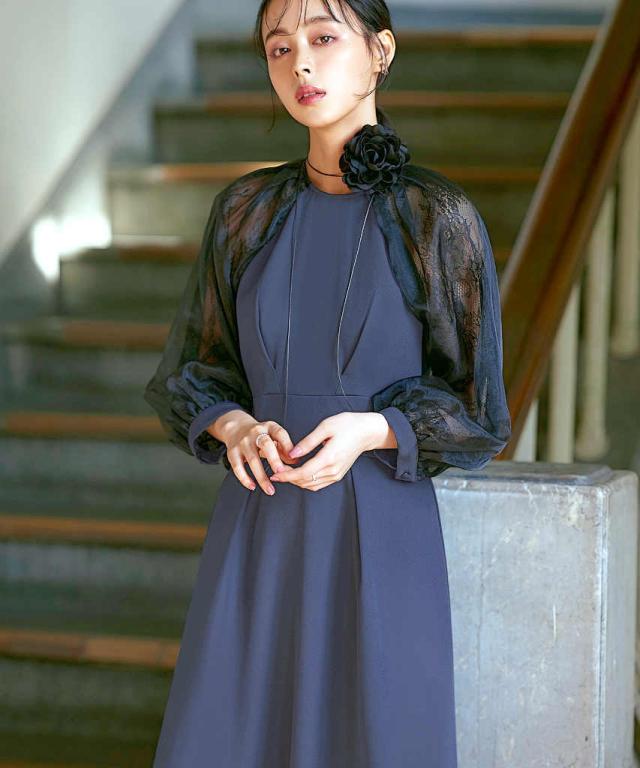 ルイルエブティック（RUIRUE BOUTIQUE）/【S〜LL】オーガンジー×レース