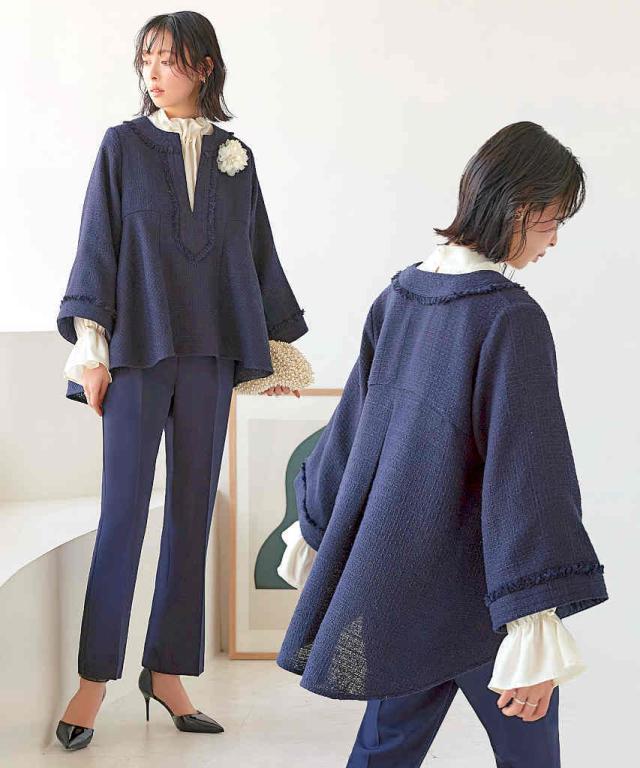 ルイルエブティック(RUIRUE BOUTIQUE)/【S〜3L】ツイード ルイルエブティック(RUIRUE BOUTIQUE)/【S〜3L】ツイード