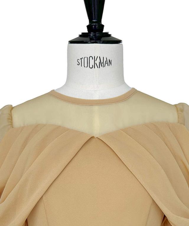 ルイルエブティック（RUIRUE BOUTIQUE）/【S〜LL】ドレープオフショルタイトワンピースドレス_18