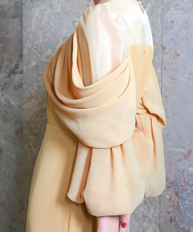 ルイルエブティック（RUIRUE BOUTIQUE）/【S〜LL】ドレープオフショルタイトワンピースドレス_6