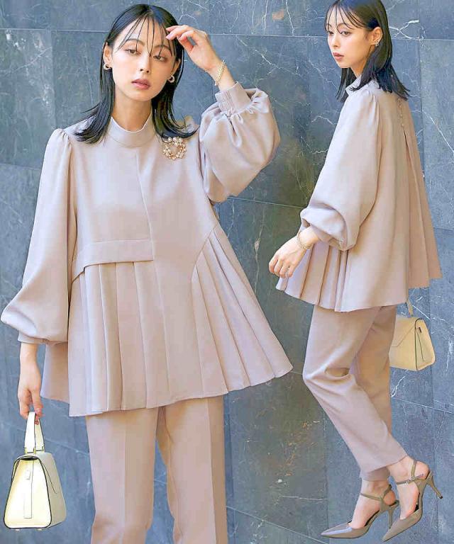 ルイルエブティック（RUIRUE BOUTIQUE）/【S〜LL/洗える】アシメ