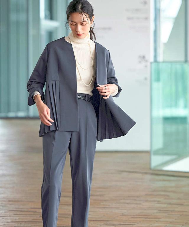 ルイルエブティック RUIRUE BOUTIQUE セットアップスーツ ネイビー