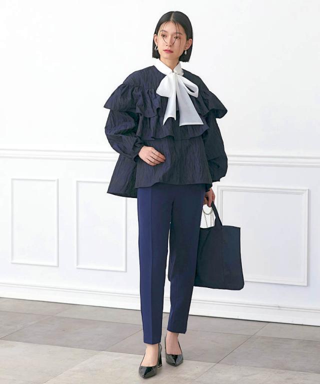 RUIRUE BOUTIQU ジャケット テーパードパンツスーツ 2点セット ｜ ノー