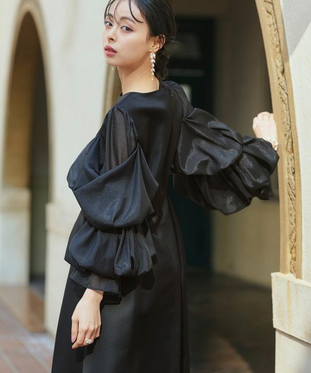 j RUIRUE BOUTIQUE ルイルエブティック ドレス L ルイルエブティック